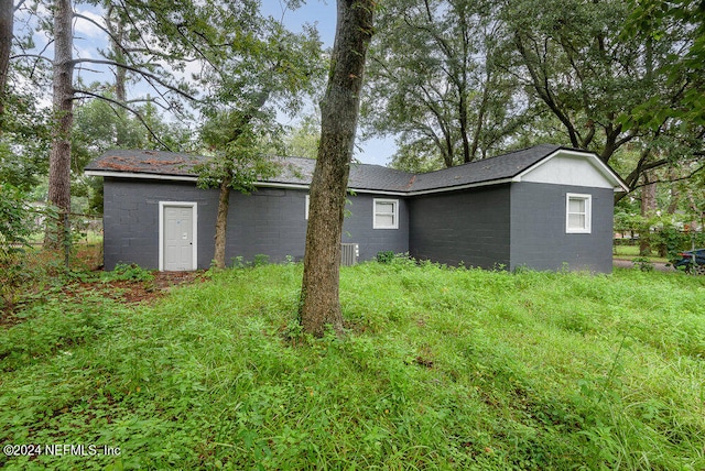 exterior space with central AC unit