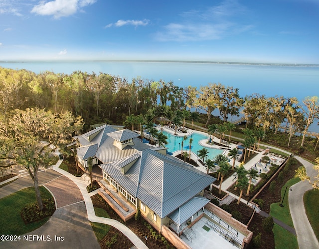 63 Oakmoss Dr, Saint Johns, FL 32259 - birds eye view of property with a water view