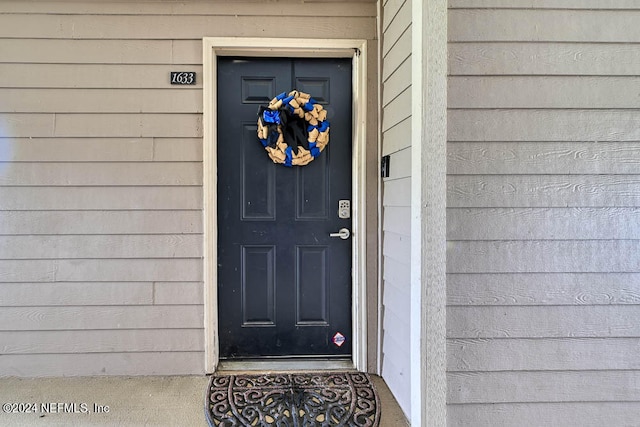 view of entrance to property