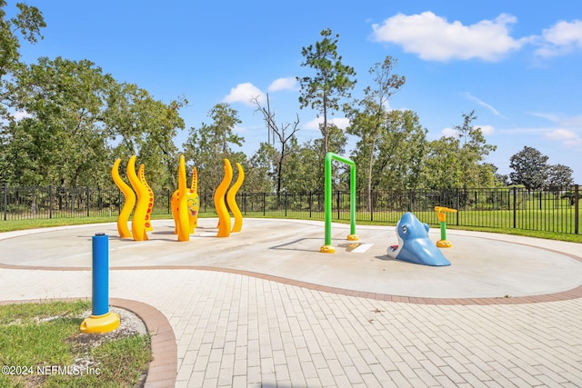 view of jungle gym