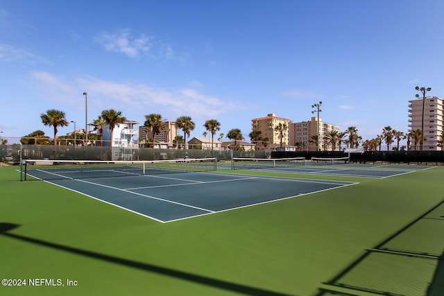 view of sport court