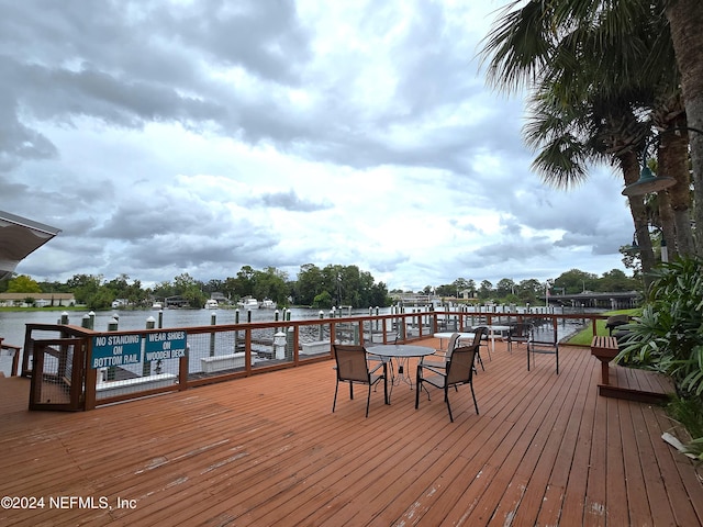 view of deck