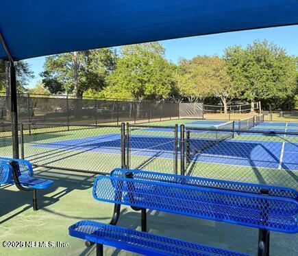 view of tennis court