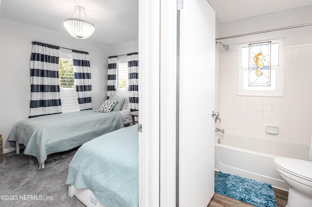 bedroom featuring hardwood / wood-style floors