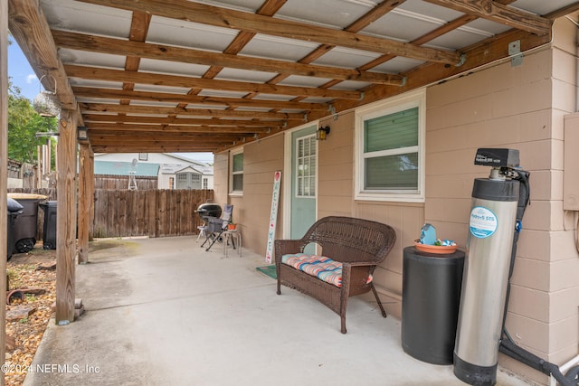 view of patio