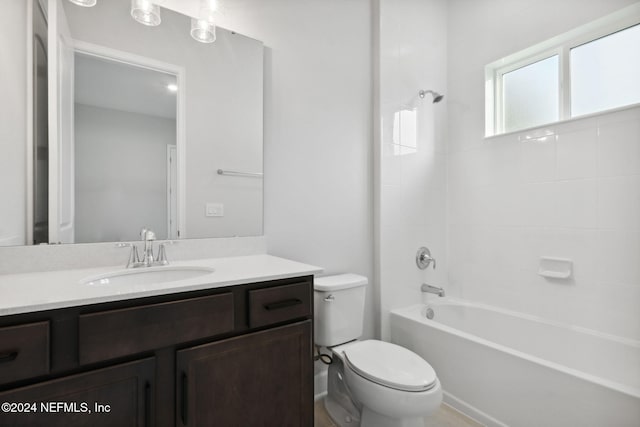 85212 Sandy Ridge Loop Unit 0023, Yulee, FL 32097 - full bathroom featuring toilet, vanity, and bathing tub / shower combination