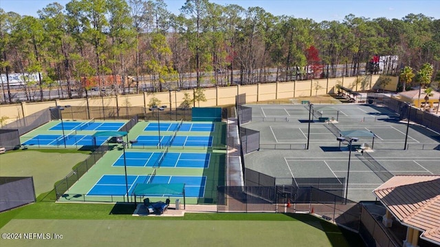 view of sport court