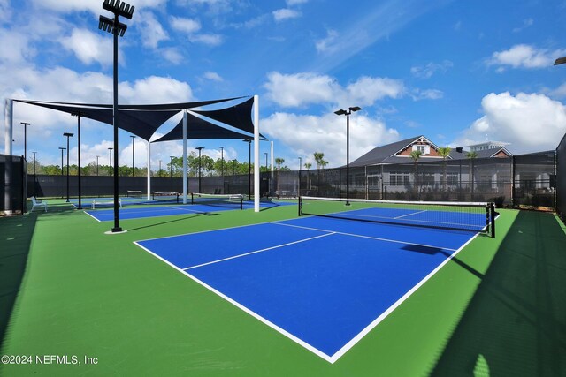 view of tennis court