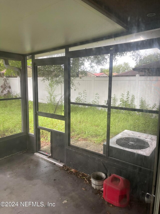 sunroom / solarium with plenty of natural light