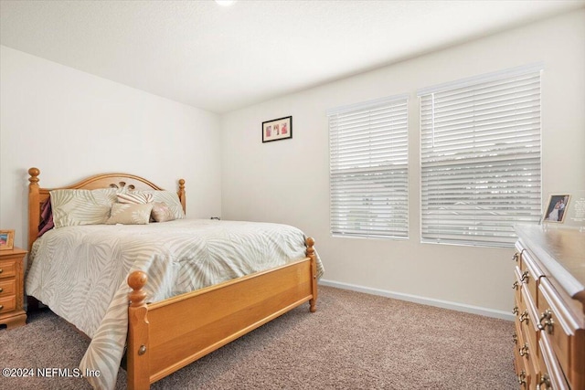 bedroom with carpet flooring