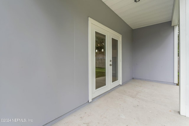 view of patio / terrace with french doors