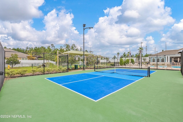 view of sport court