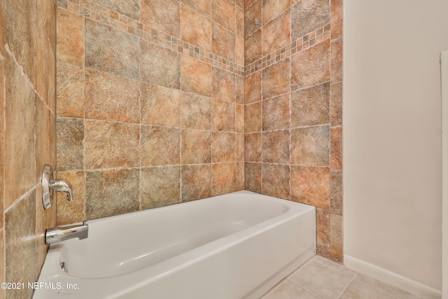 bathroom featuring tile patterned flooring