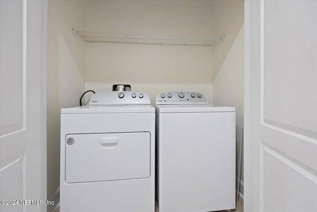13846 Atlantic Blvd Unit 405, Jacksonville, FL 32225 - laundry room featuring washing machine and dryer and laundry area