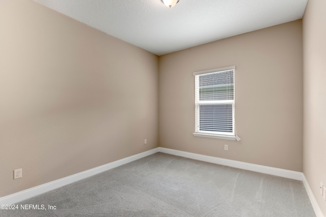 unfurnished room with carpet flooring