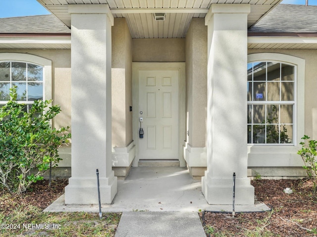 view of entrance to property