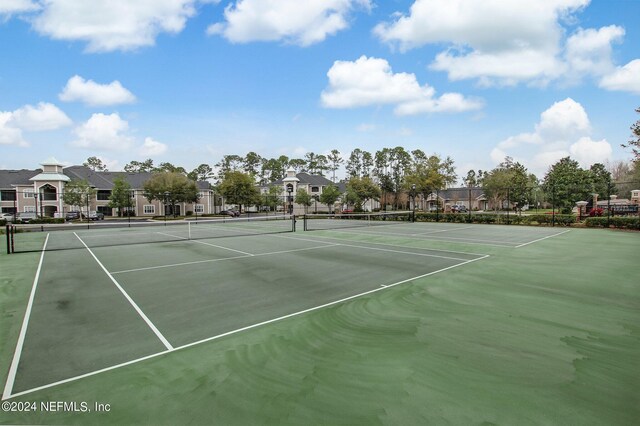 view of tennis court