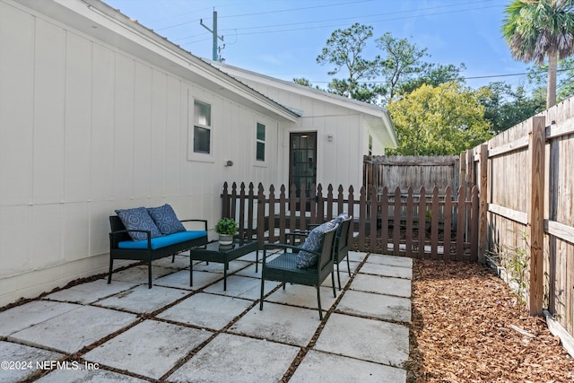 view of patio / terrace with outdoor lounge area