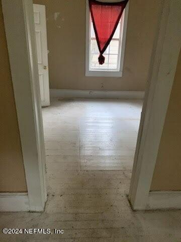 interior space featuring light wood-type flooring