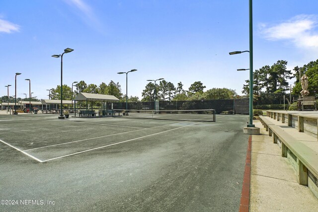 view of tennis court