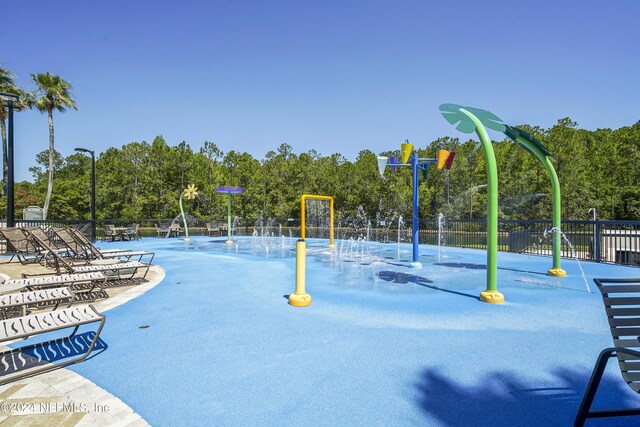 view of jungle gym