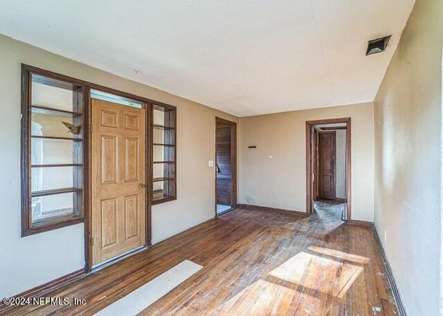 interior space featuring hardwood / wood-style floors