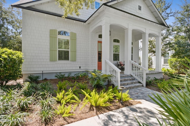 1505 Lakeside Ct, Fernandina Beach, FL 32034 - view of front of property with covered porch