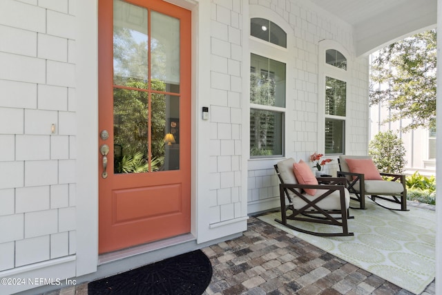 1505 Lakeside Ct, Fernandina Beach, FL 32034 - view of exterior entry with covered porch