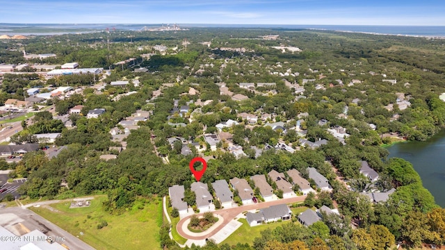 1505 Lakeside Ct, Fernandina Beach, FL 32034 - aerial view featuring a residential view and a water view