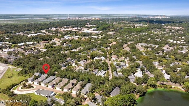 1505 Lakeside Ct, Fernandina Beach, FL 32034 - drone / aerial view with a water view and a residential view