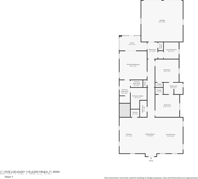 1505 Lakeside Ct, Fernandina Beach, FL 32034 - floor plan