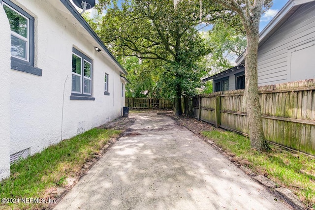 exterior space with a patio