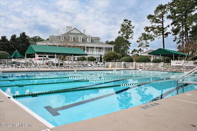 view of swimming pool