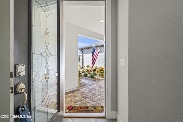 view of foyer entrance