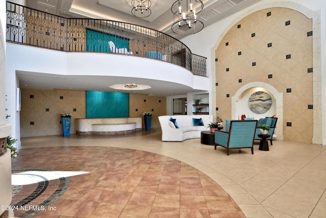 1031 1st St S Unit 504, Jacksonville Beach, FL 32250 - reception with a chandelier