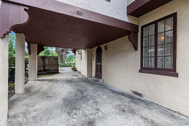 view of patio