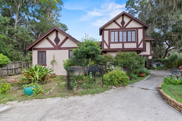 view of english style home