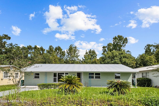 view of ranch-style home