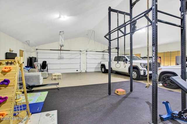 3565 Red Cloud Trl, Saint Augustine, FL 32086 - interior space featuring a garage door opener