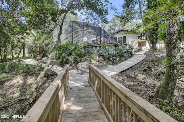 3565 Red Cloud Trl, Saint Augustine, FL 32086 - back of house with glass enclosure