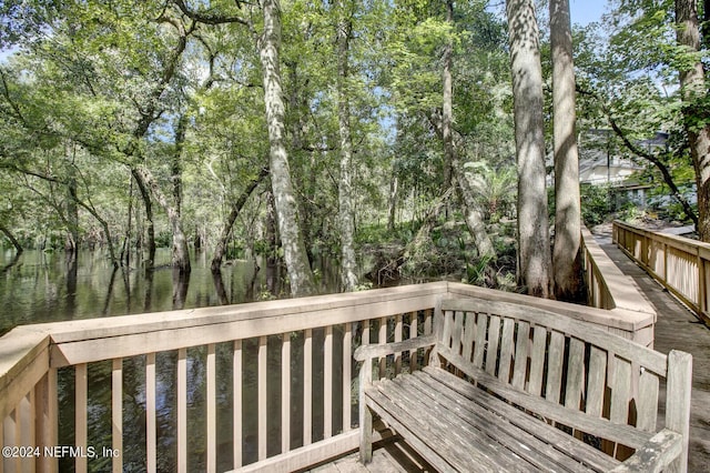 3565 Red Cloud Trl, Saint Augustine, FL 32086 - deck with a water view
