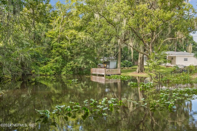 view of water feature