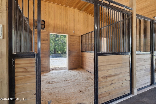 view of stable