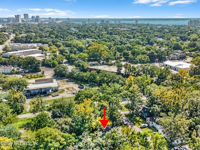 2745 Gilmore St, Jacksonville, FL 32205 - drone / aerial view with a view of city and a water view