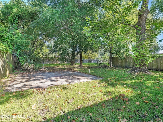 2745 Gilmore St, Jacksonville, FL 32205 - view of yard featuring a fenced backyard and a patio