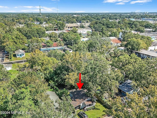 2745 Gilmore St, Jacksonville, FL 32205 - birds eye view of property with a forest view