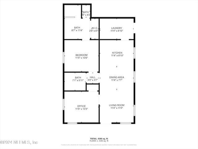 2745 Gilmore St, Jacksonville, FL 32205 - plan
