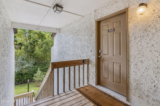 view of entrance to property