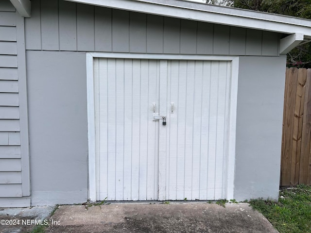 view of outbuilding