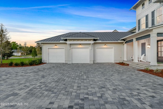 354 River Breeze Dr Lot 3, Ponte Vedra, FL 32081 - garage featuring decorative driveway